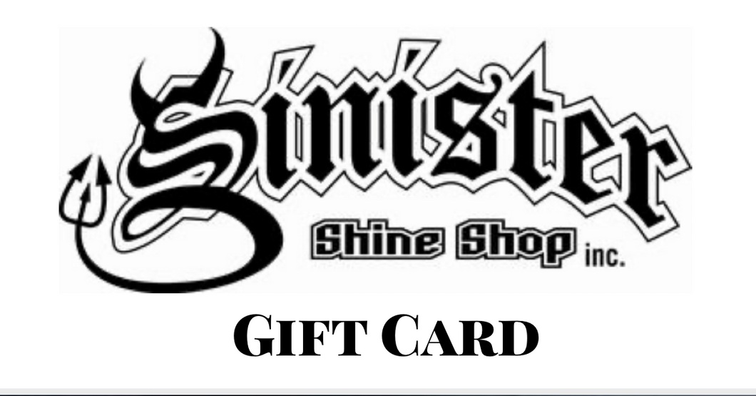 Sinister Shine Shop Gift Card