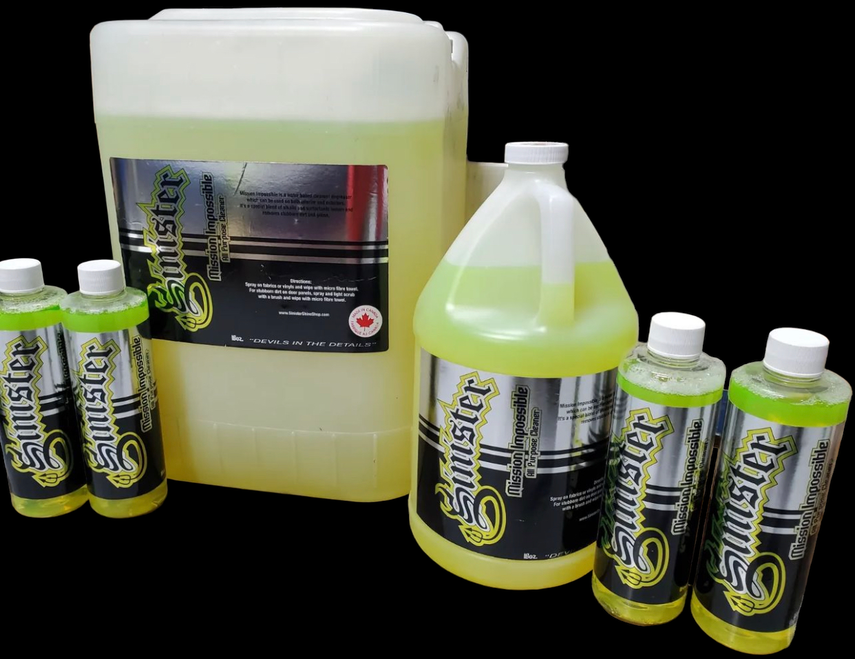 Sinister Xtreme Touchless Truck Wash Soap 1 GAL JUG